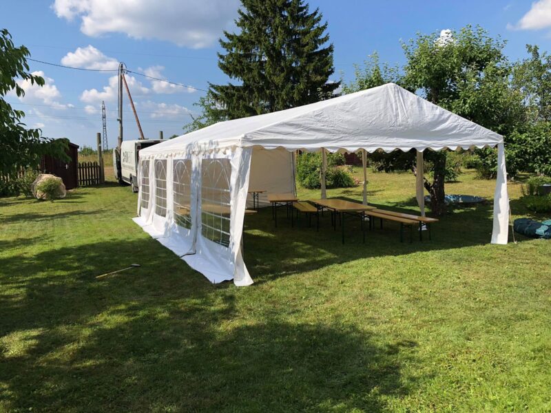 Juhlateltta 5x8 PVC