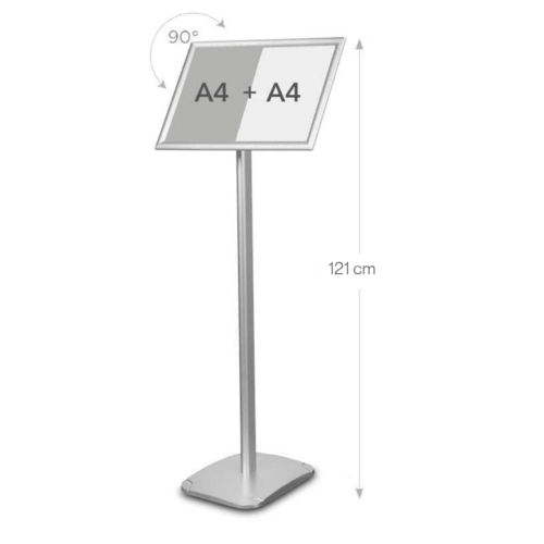 Menuteline A3 pysty/vaaka